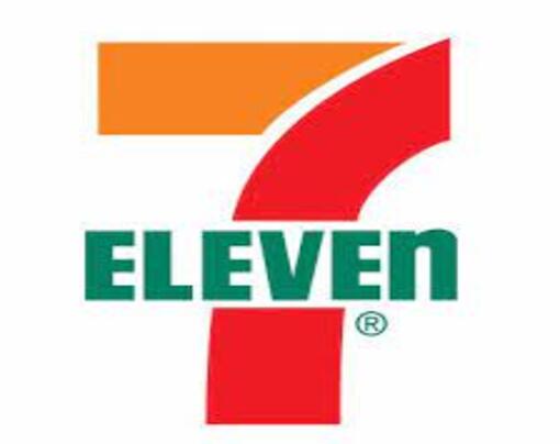 7-Eleven logo; convenience store.