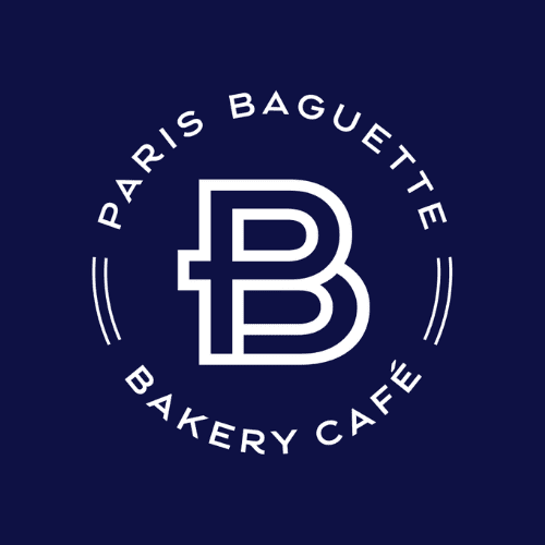 Paris Baguette Bakery Café logo on blue.